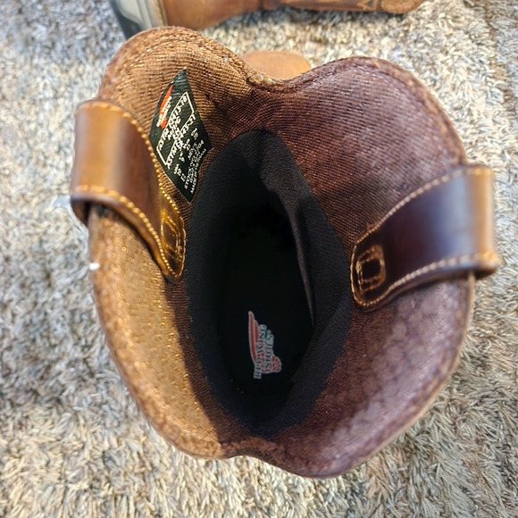 Red Wing Nubuck Rio Flex Leather Western Steel Toe Waterproof Work Boots. EUC. - Picture 11 of 13